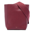 Celine Small Leather Seau Sangle Bucket Bag