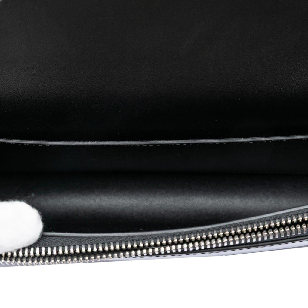 Celine Small Shiny Calfskin Triomphe Cartable Satchel