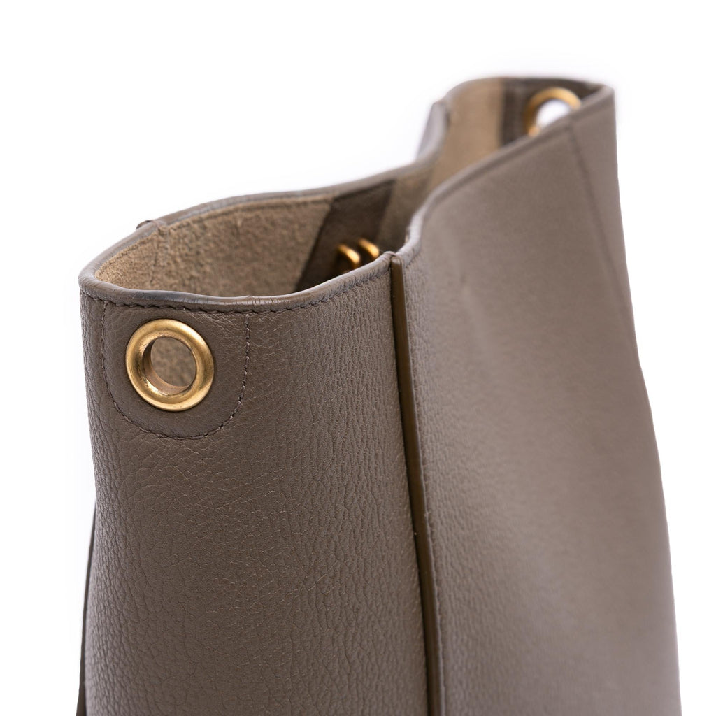 Celine Small Soft Grained Calfskin Seau Sangle Bucket Bag