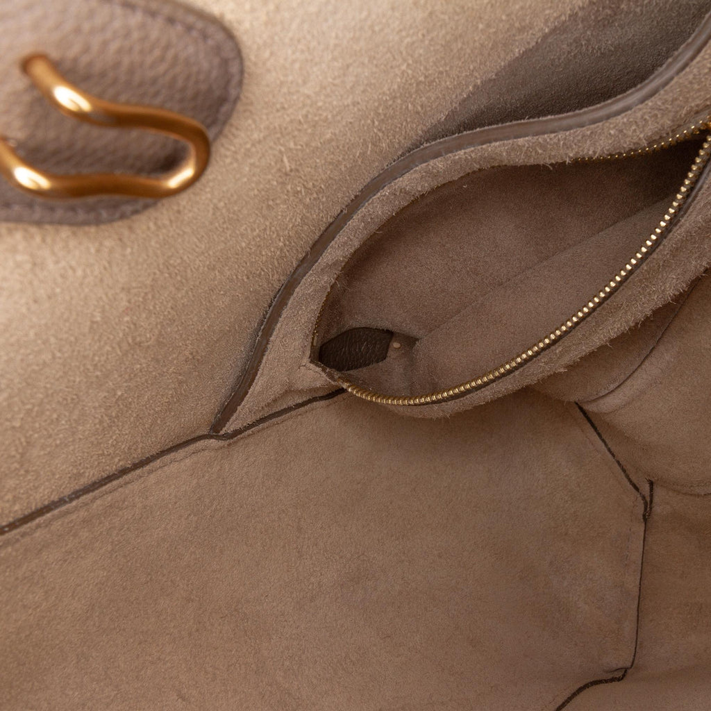 Celine Small Soft Grained Calfskin Seau Sangle Bucket Bag