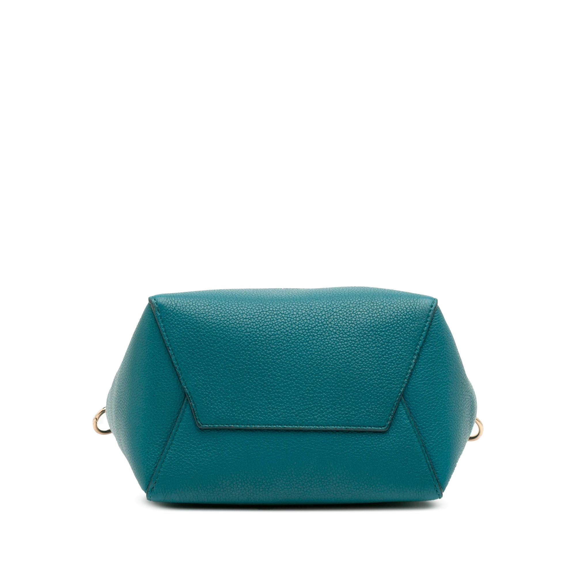Celine Small Soft Grained Calfskin Seau Sangle Bucket Bag