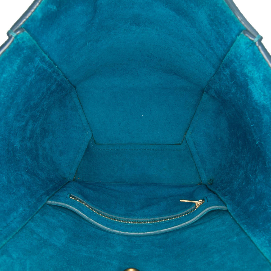 Celine Small Soft Grained Calfskin Seau Sangle Bucket Bag