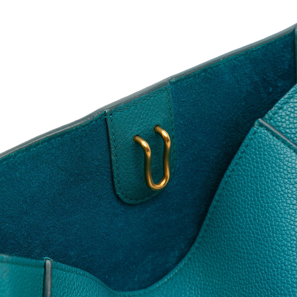 Celine Small Soft Grained Calfskin Seau Sangle Bucket Bag