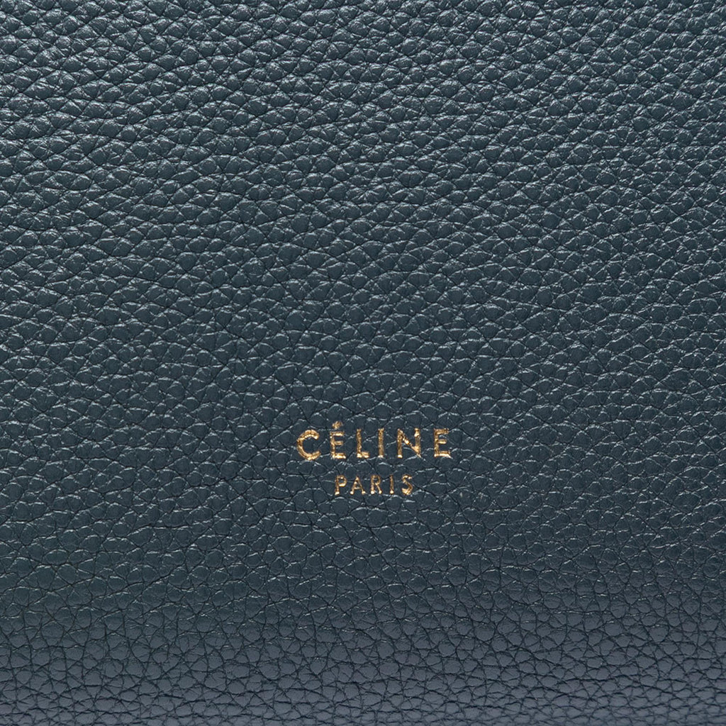 Celine Small Soft Grained Calfskin Seau Sangle Bucket Bag
