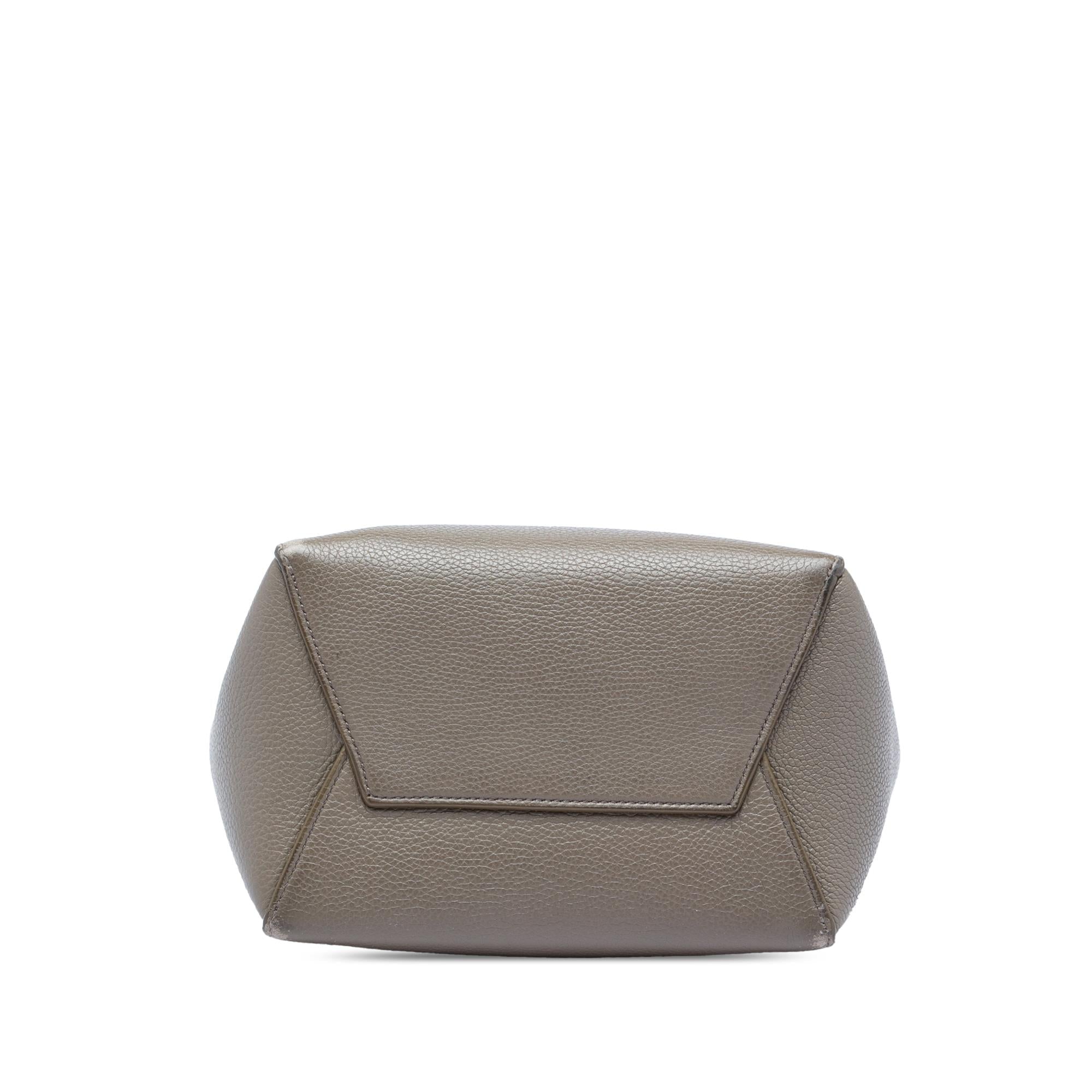 Celine Small Soft Grained Calfskin Seau Sangle Bucket Bag