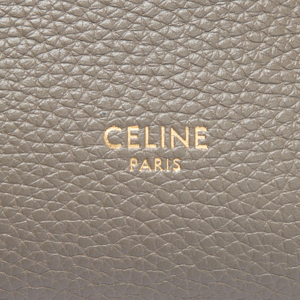 Celine Small Soft Grained Calfskin Seau Sangle Bucket Bag