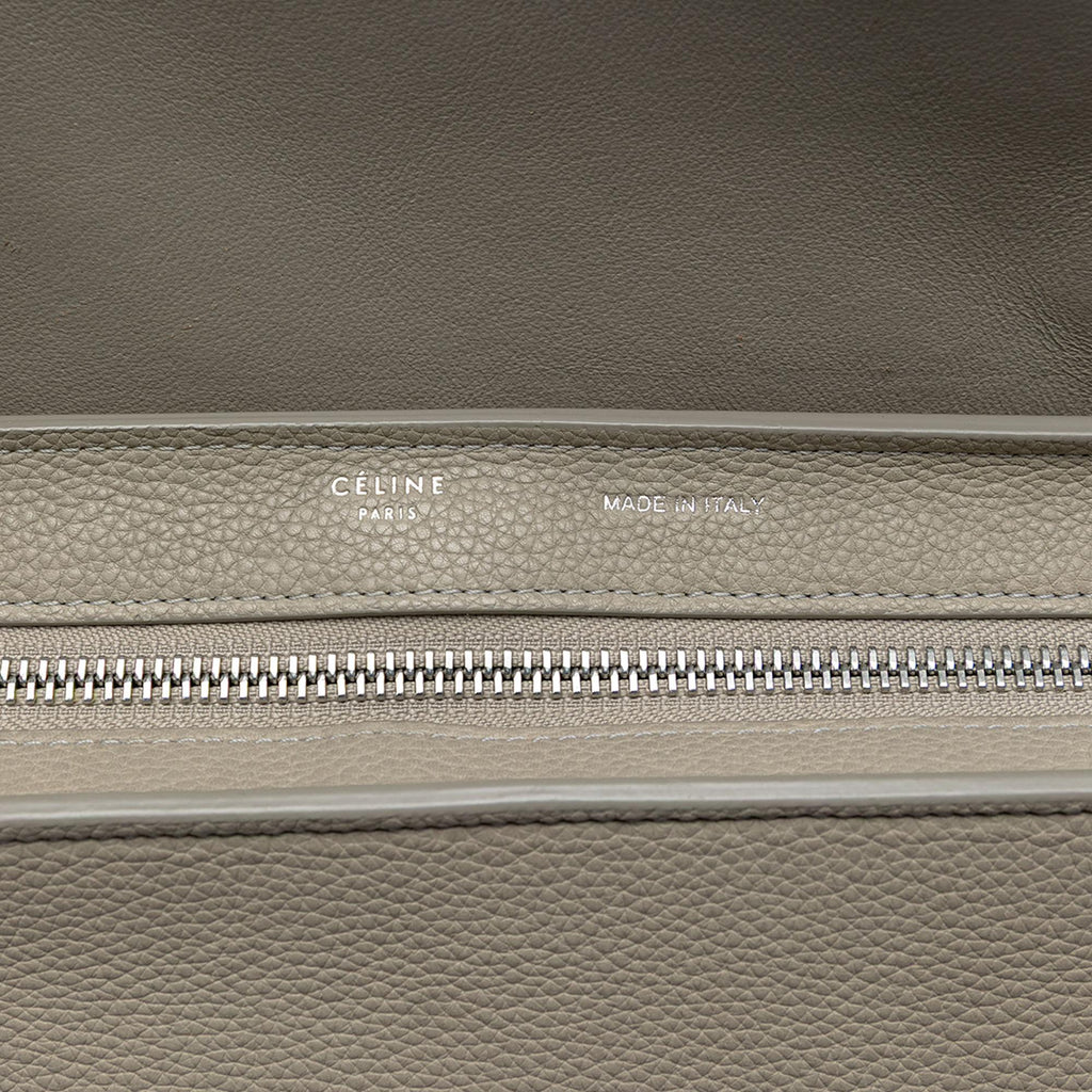 Celine Small Tricolor Leather Trapeze Satchel