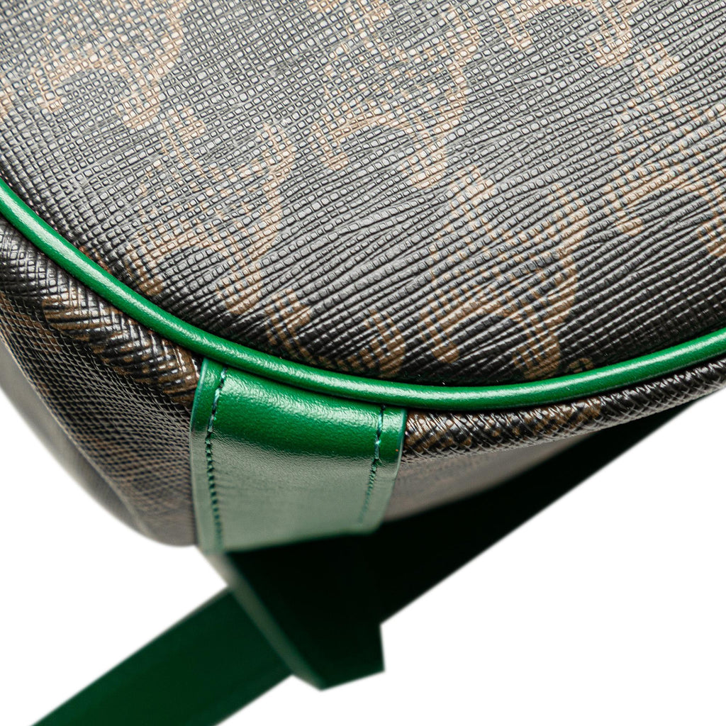 Celine Small Triomphe Coated Canvas Drawstring Bucket Bag