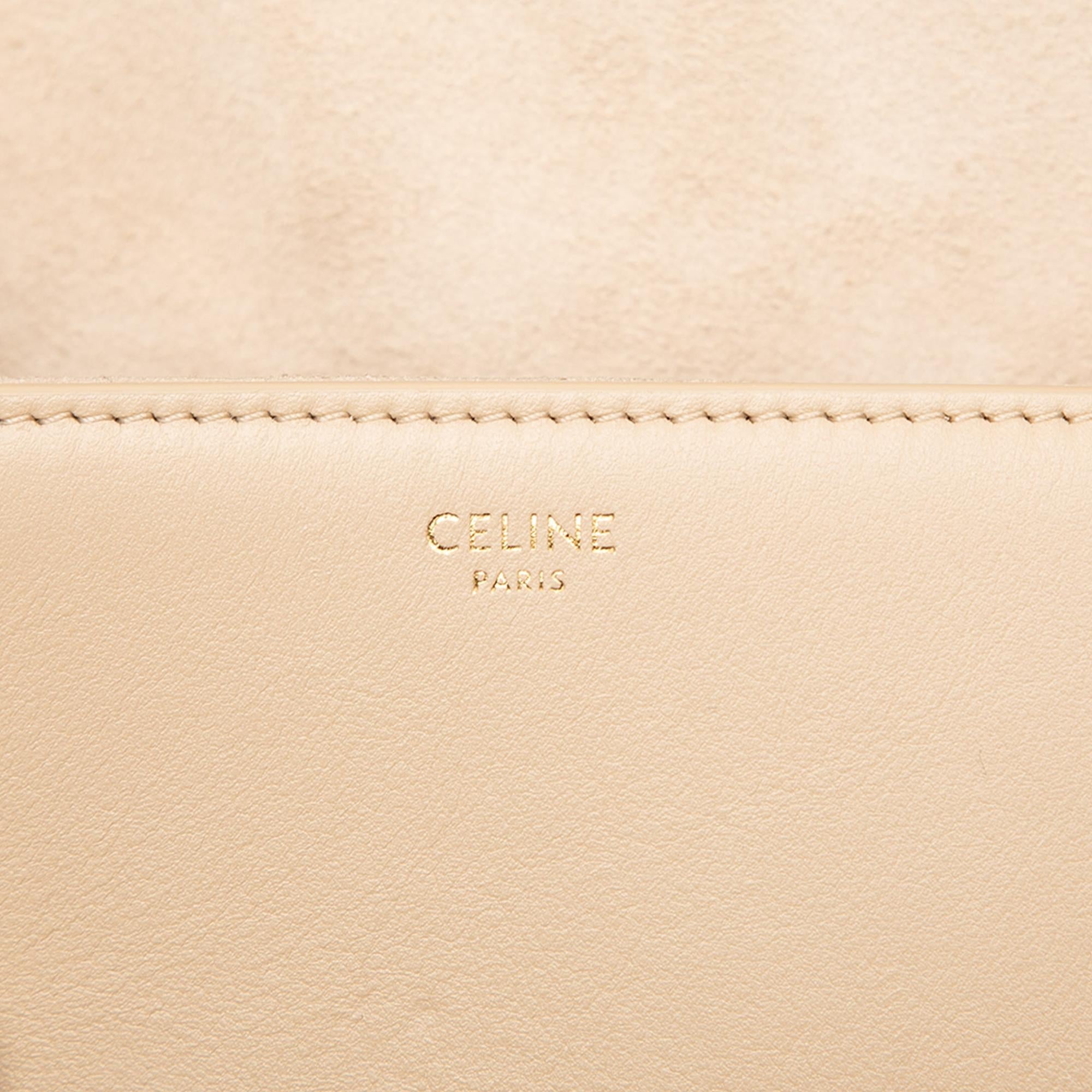 Celine Smooth Calfskin Cuir Triomphe Besace Crossbody