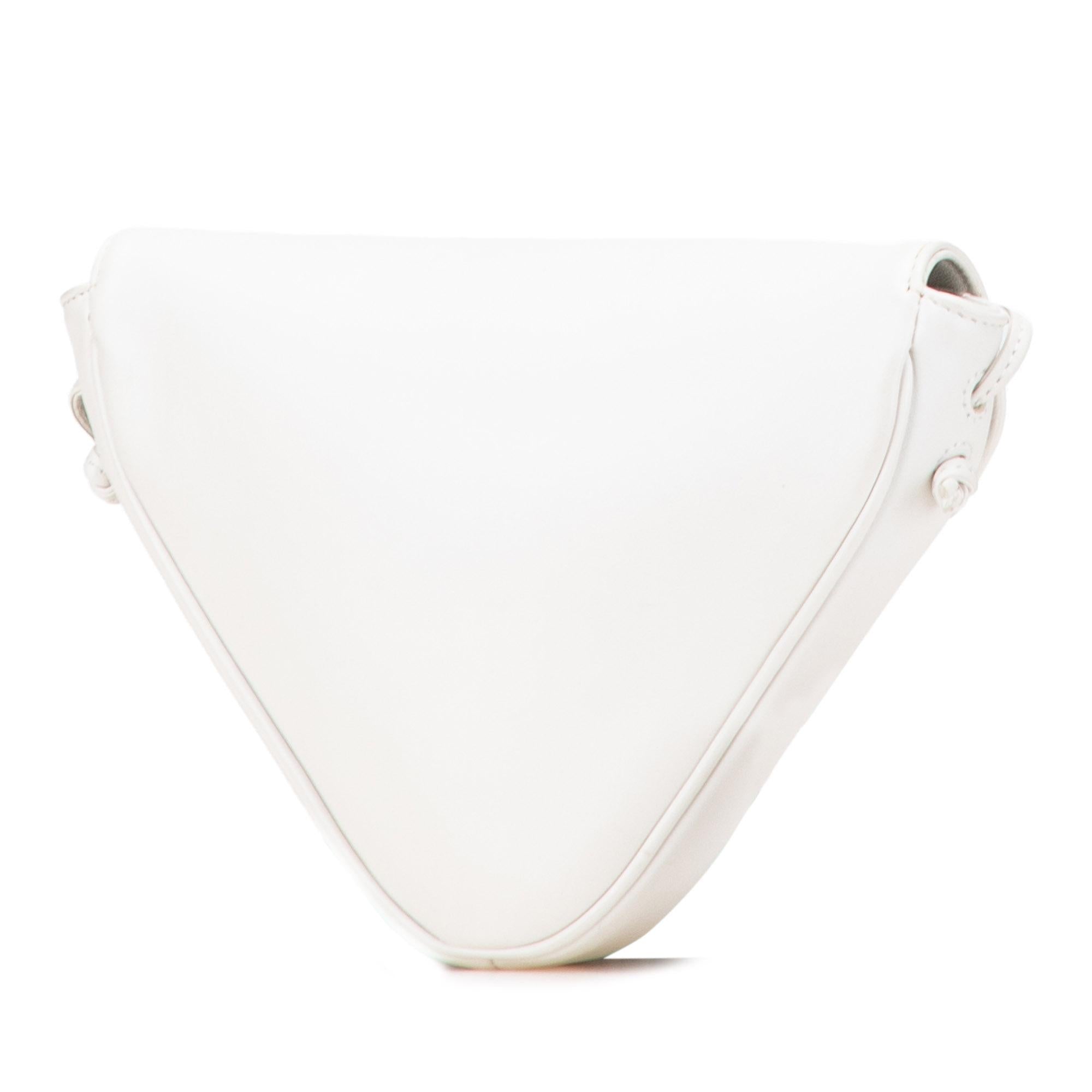 Celine Smooth Calfskin Logo Triangle Crossbody