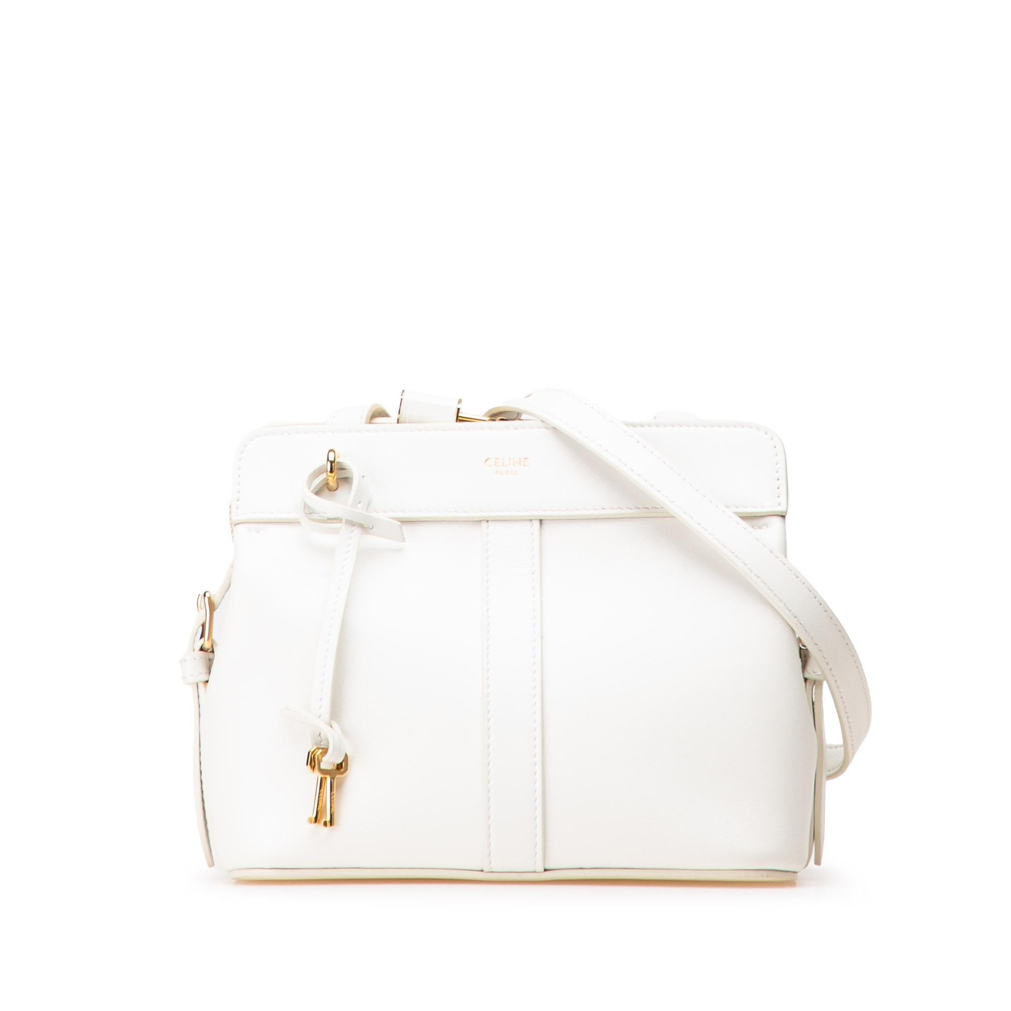 Celine Teen Leather Cabas De France Crossbody