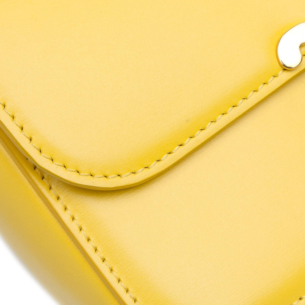 Celine Teen Shiny Calfskin Triomphe Crossbody