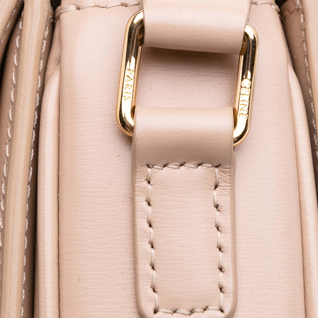 Celine Teen Shiny Calfskin Triomphe Crossbody