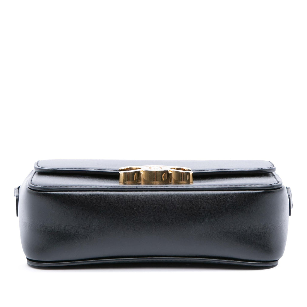 Celine Teen Shiny Calfskin Triomphe Crossbody