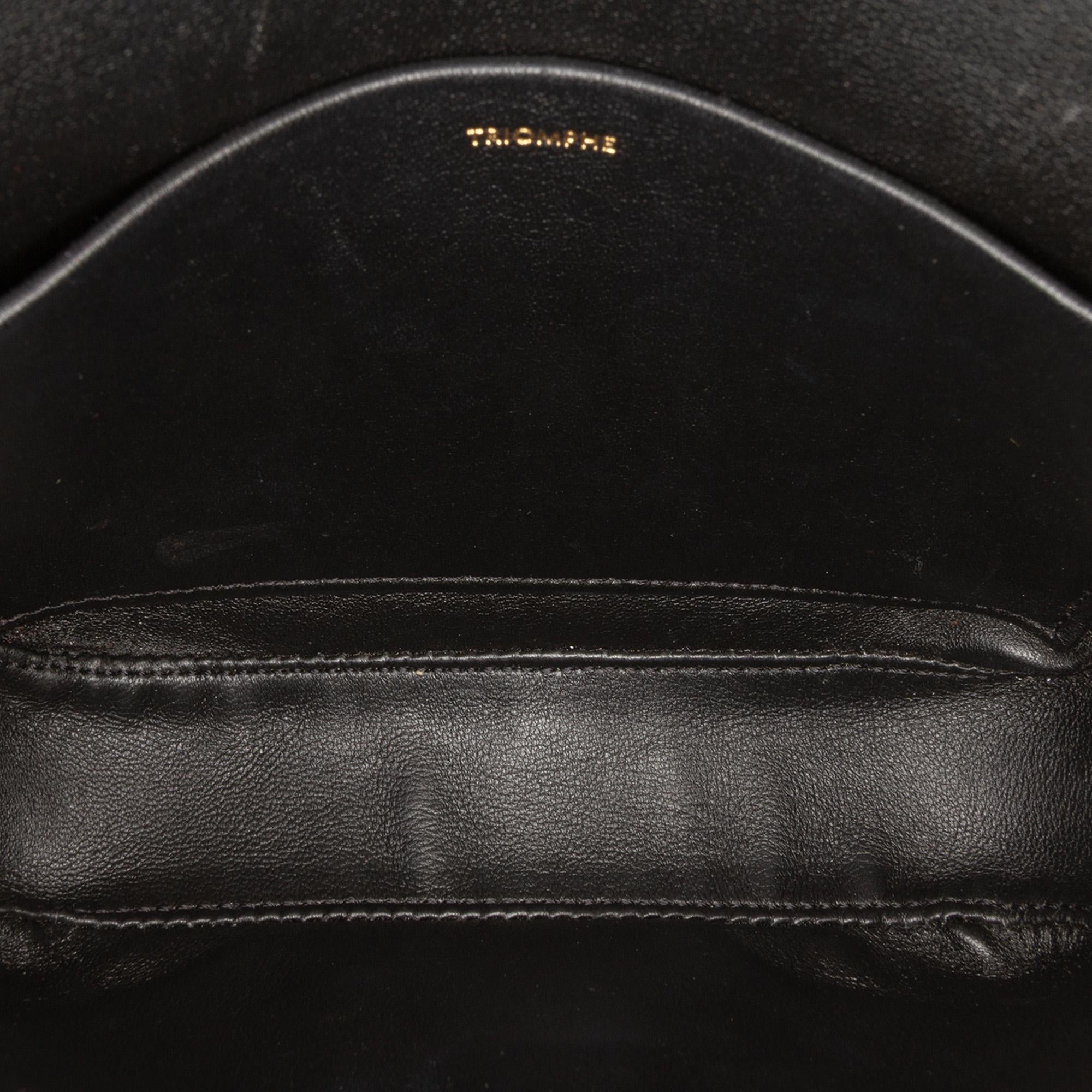 Celine Teen Shiny Calfskin Triomphe Crossbody