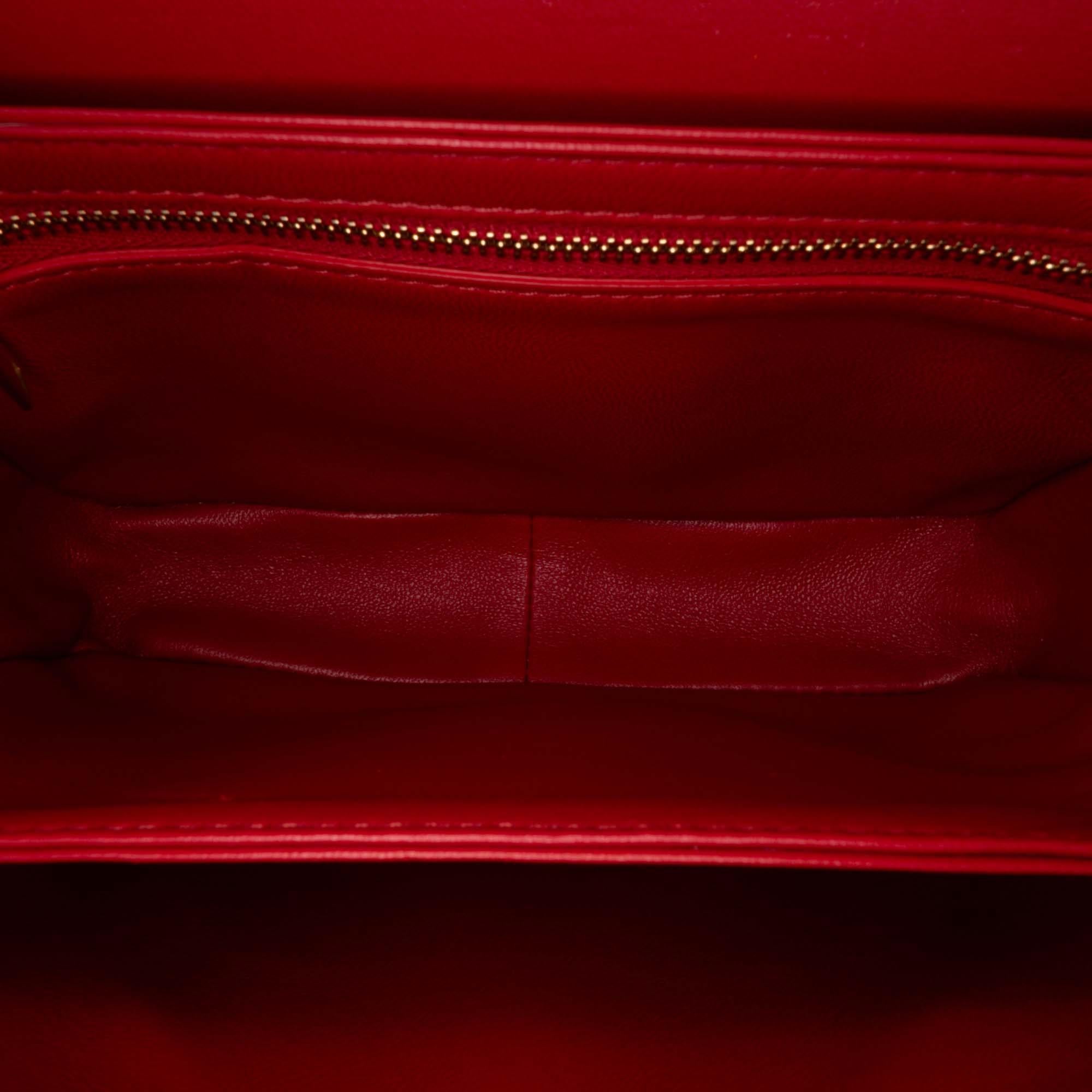 Celine Teen Shiny Calfskin Triomphe Crossbody