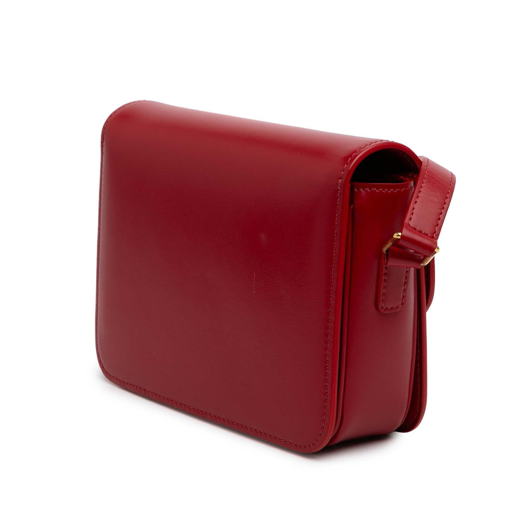 Celine Teen Shiny Calfskin Triomphe Crossbody