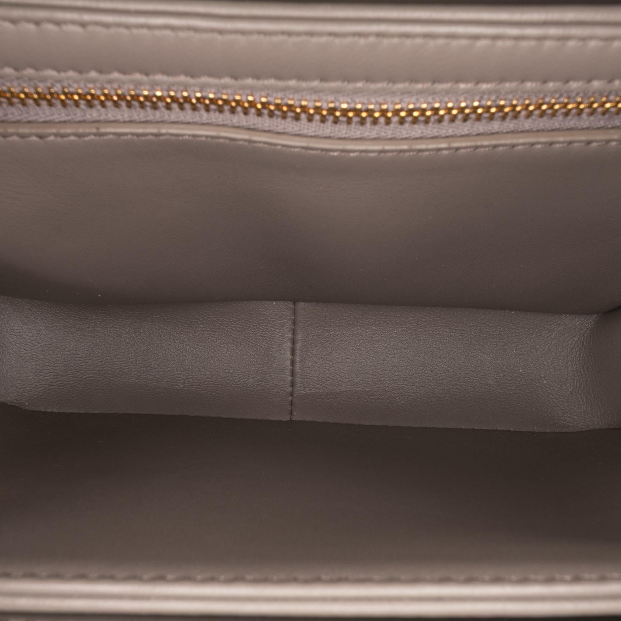 Celine Teen Shiny Calfskin Triomphe Crossbody