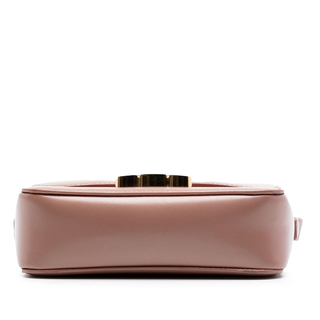 Celine Teen Shiny Calfskin Triomphe Crossbody