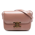 Celine Teen Shiny Calfskin Triomphe Crossbody