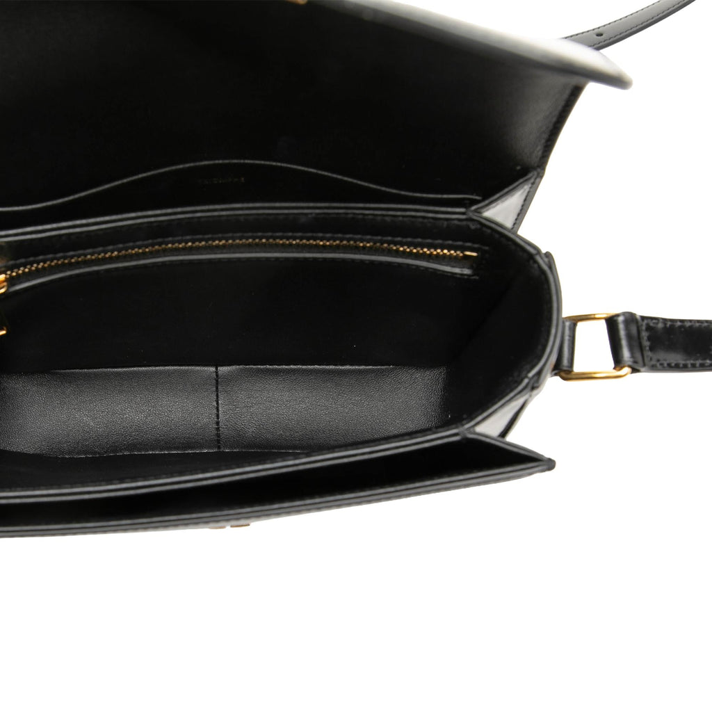 Celine Teen Shiny Calfskin Triomphe Crossbody