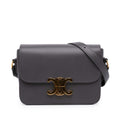 Celine Teen Shiny Calfskin Triomphe Crossbody