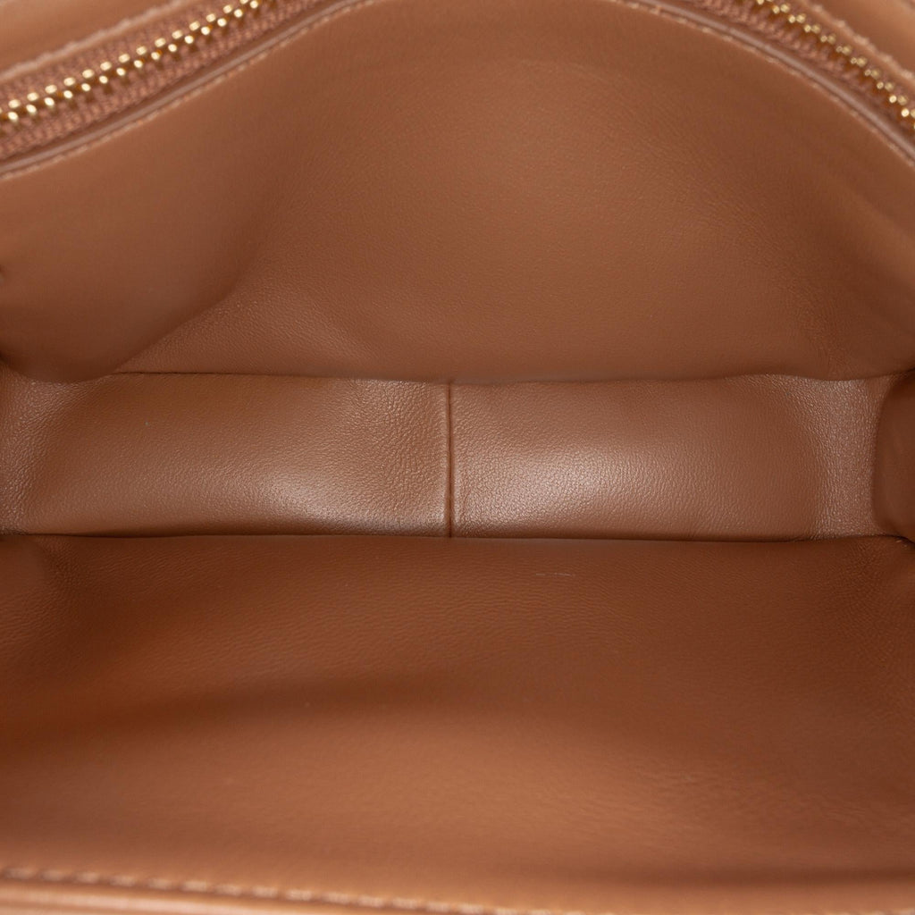 Celine Teen Shiny Calfskin Triomphe Crossbody