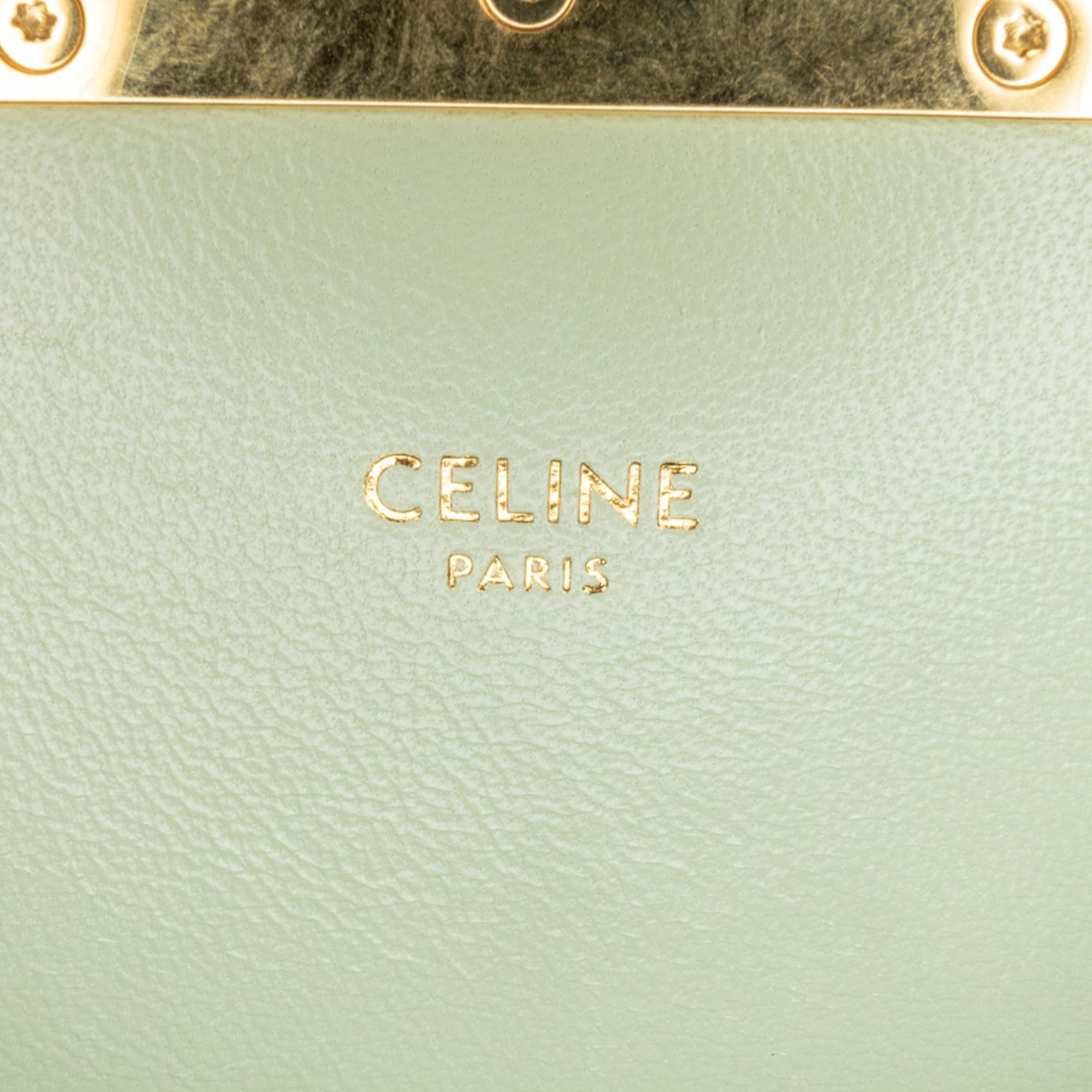 Celine Teen Triomphe Coated Canvas Crossbody