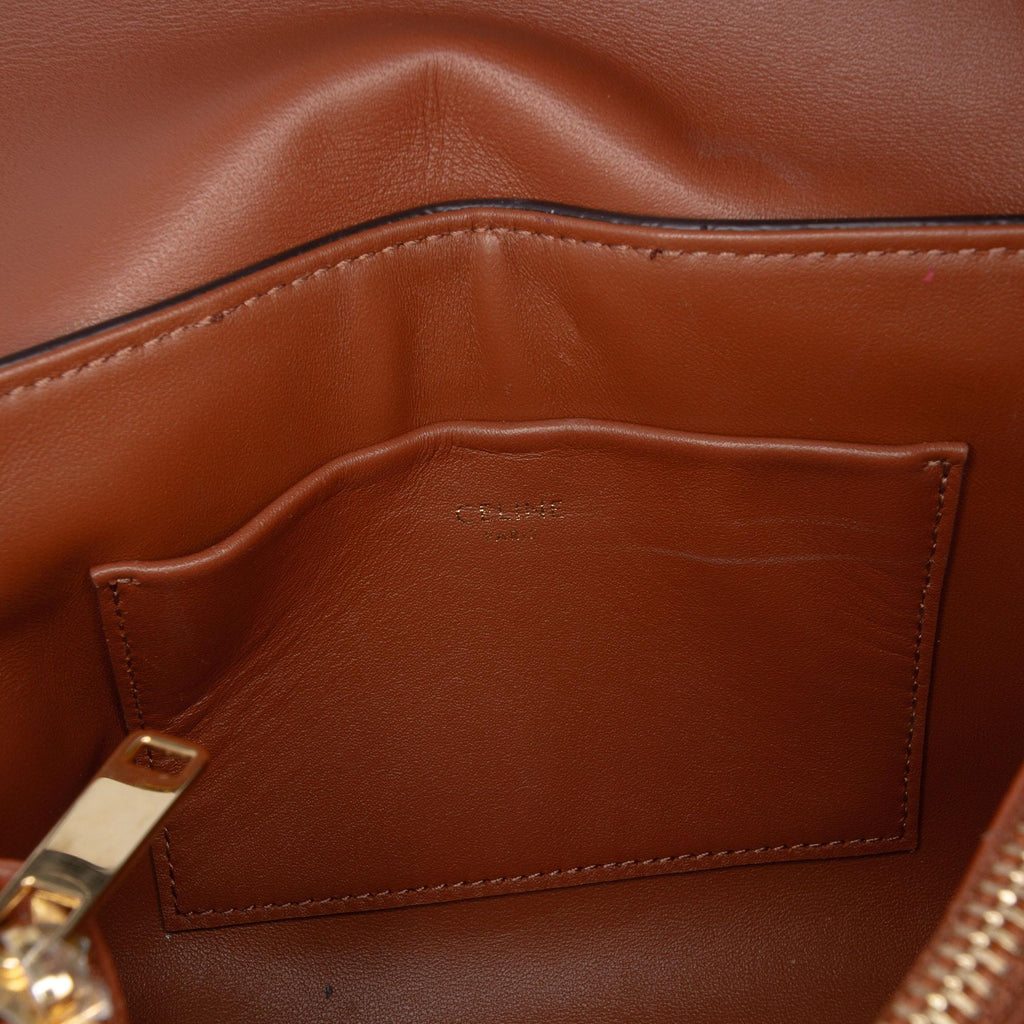 Celine Teen Triomphe Coated Canvas Nino Bag