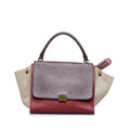 Celine Trapeze Tricolor Satchel (SHG-xrb8EN)