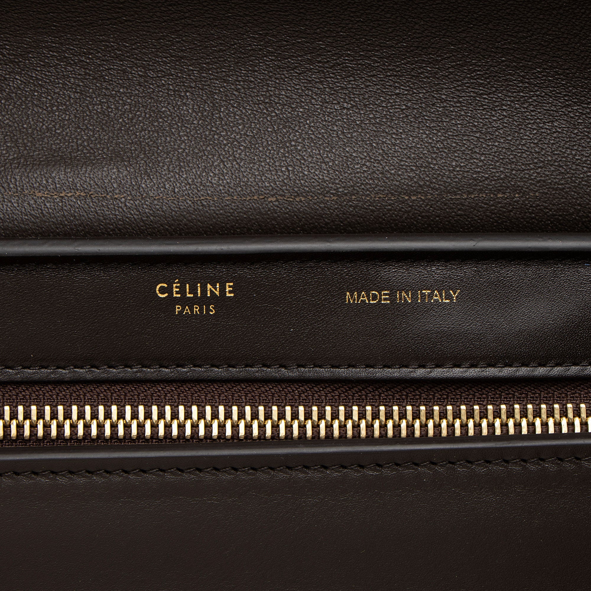 Celine Tricolor Calfskin Small Trapeze Bag