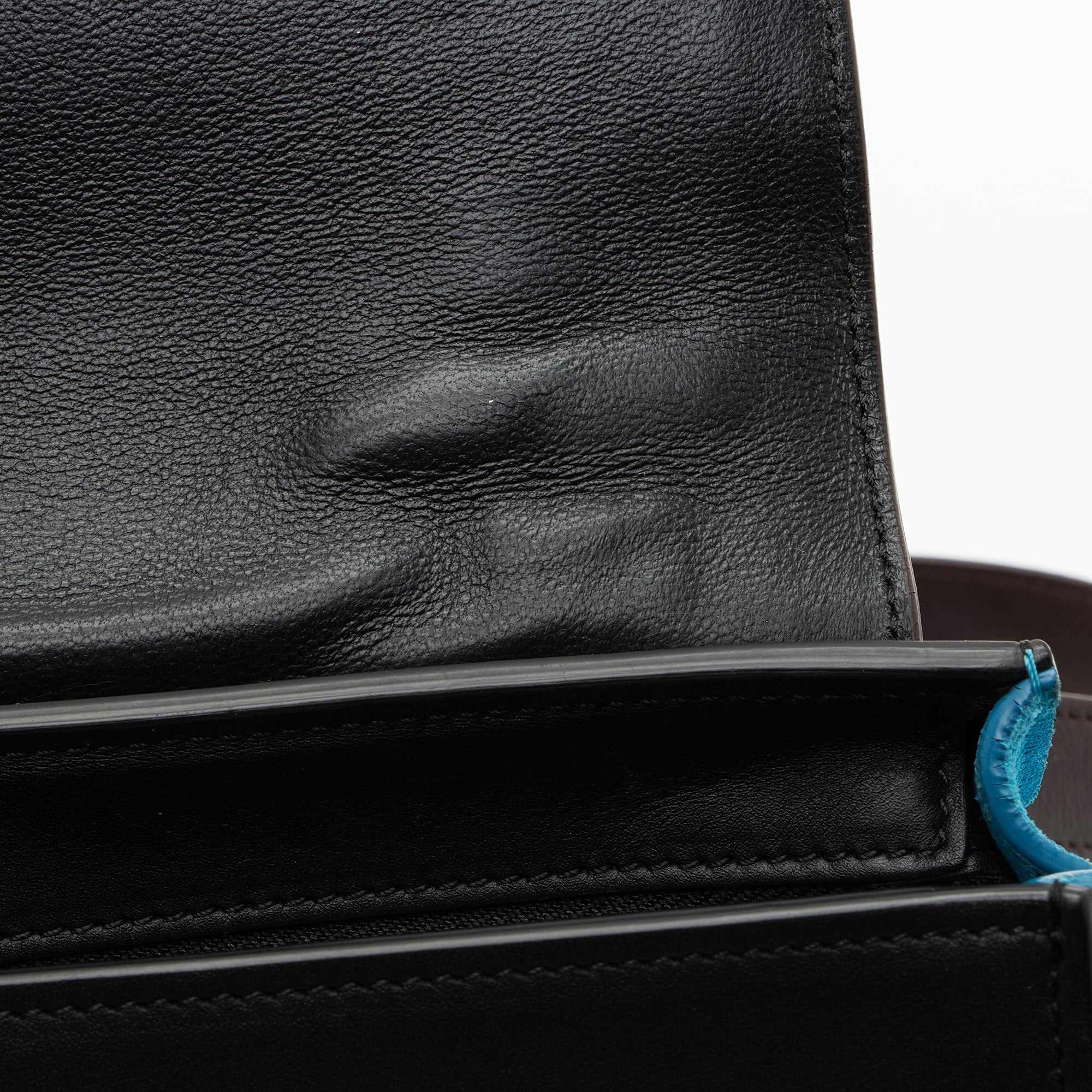 Celine Tricolor Calfskin Suede Small Trapeze Bag