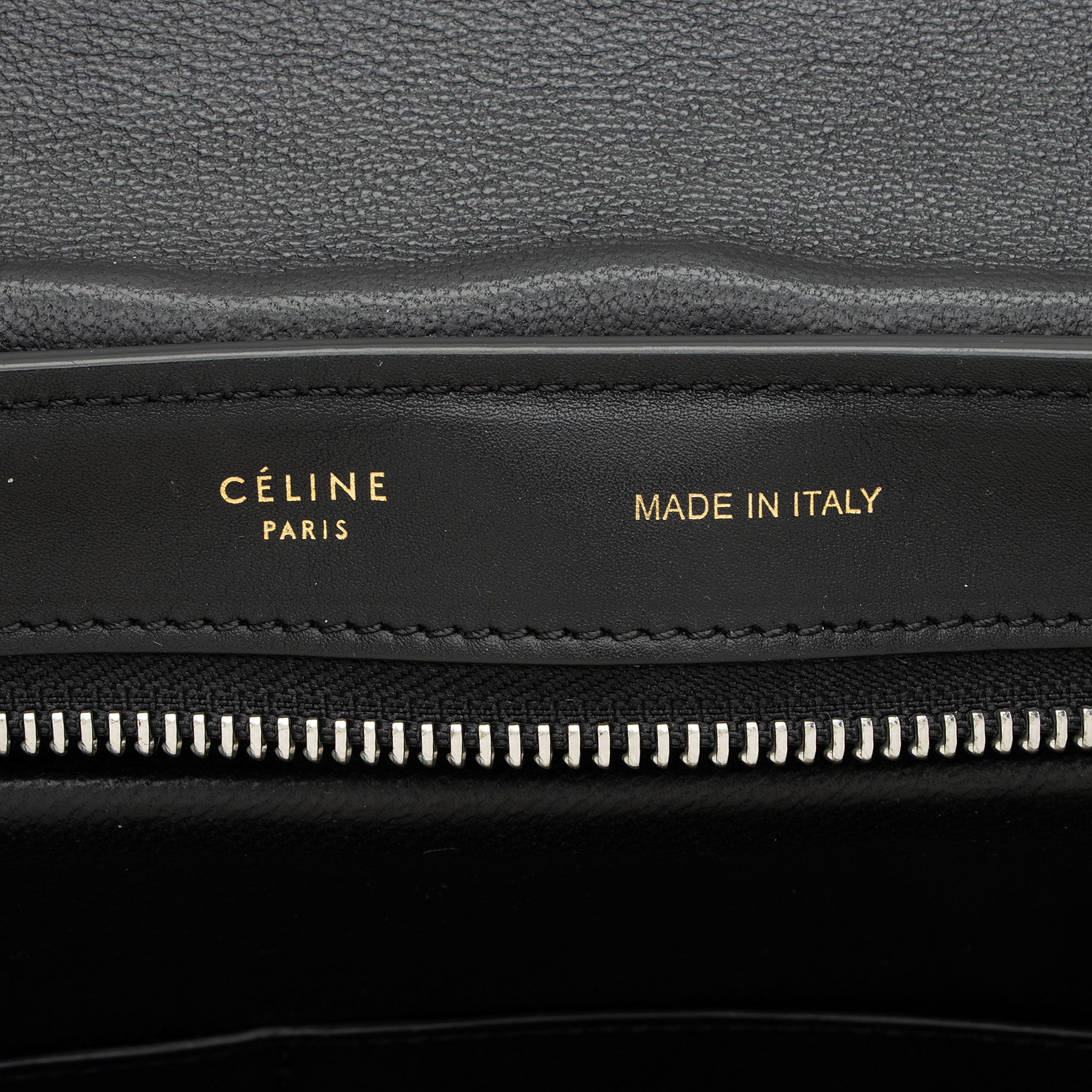 Celine Tricolor Calfskin Suede Small Trapeze Bag