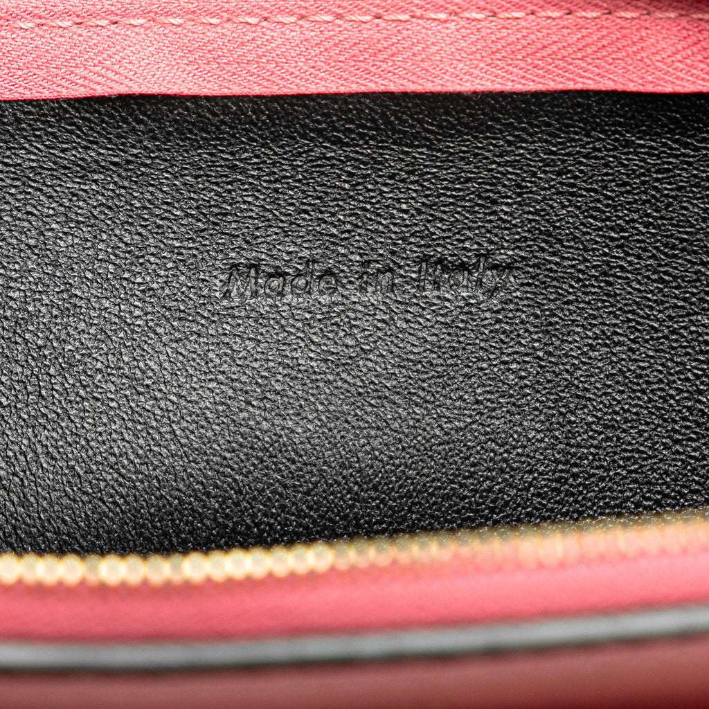 Celine Tricolor Leather Pocket Envelope Zip Crossbody
