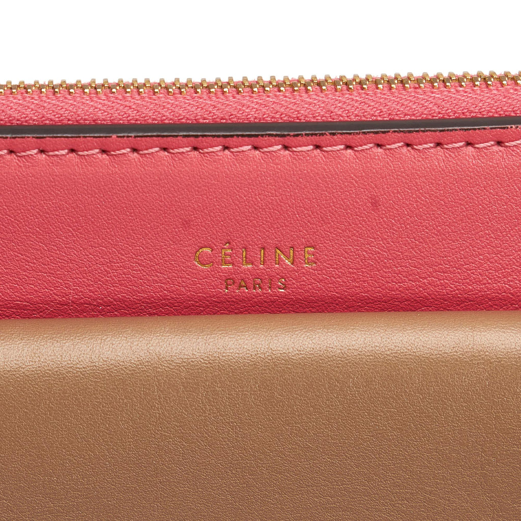Celine Tricolor Zip Envelope Crossbody (SHG-34787)