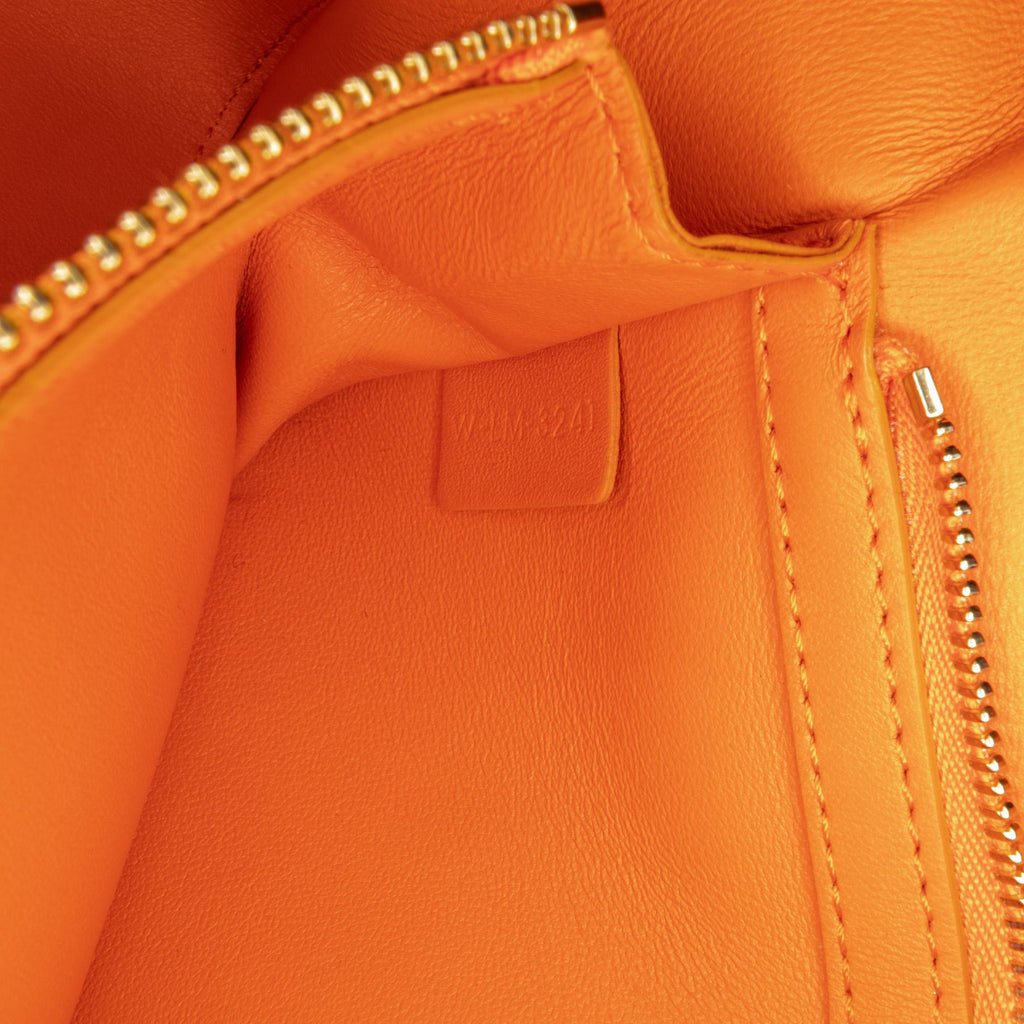 Celine Triomphe Calfskin Cuir Chain Shoulder Bag