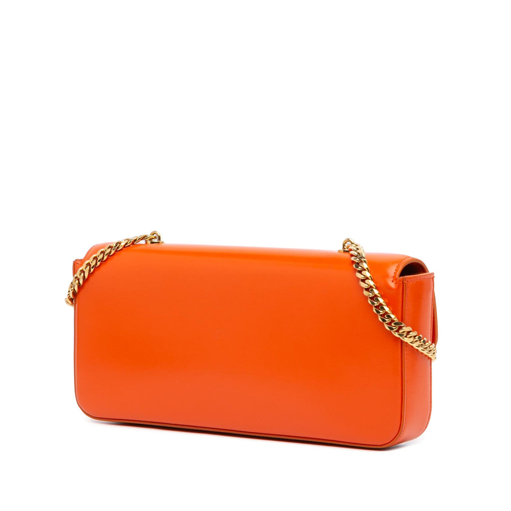 Celine Triomphe Calfskin Cuir Chain Shoulder Bag