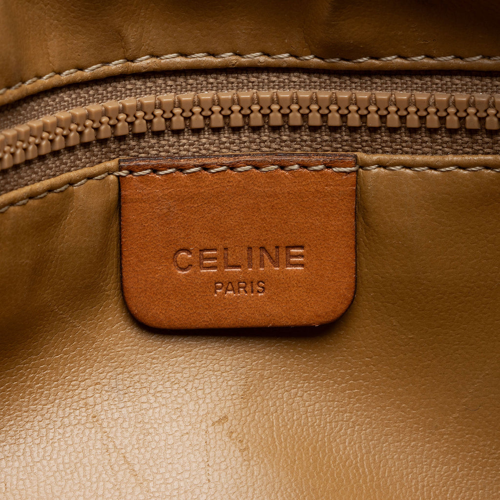 Celine Vintage Macadam Canvas Wristlet