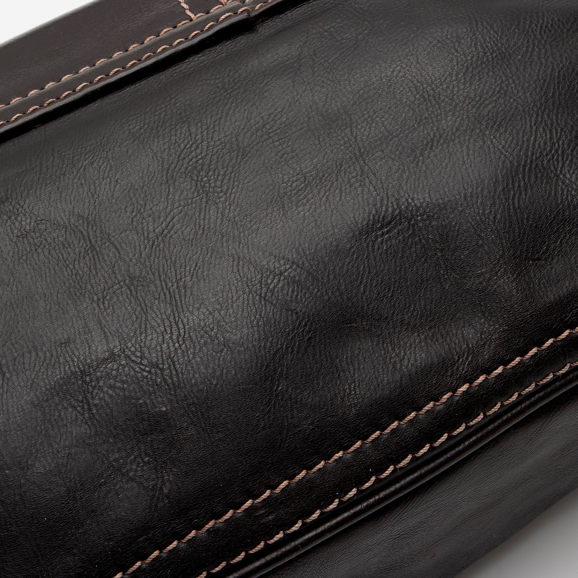 Celine Vintage Leather Buckle Shoulder Bag (SHF-2mqWEo)