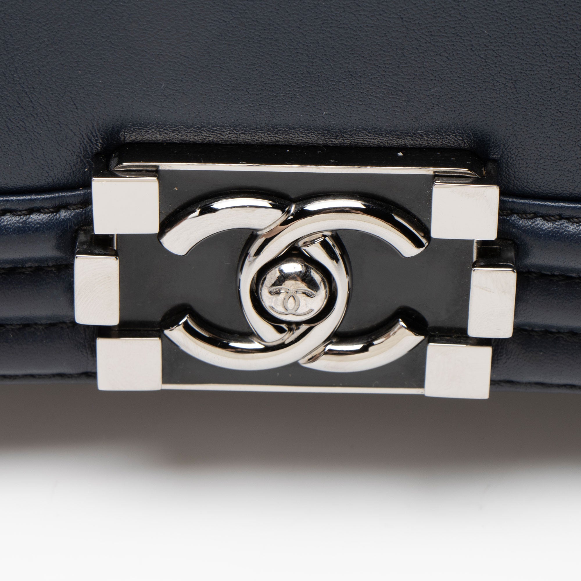 Chanel Bicolor Calfskin Old Medium Boy Bag