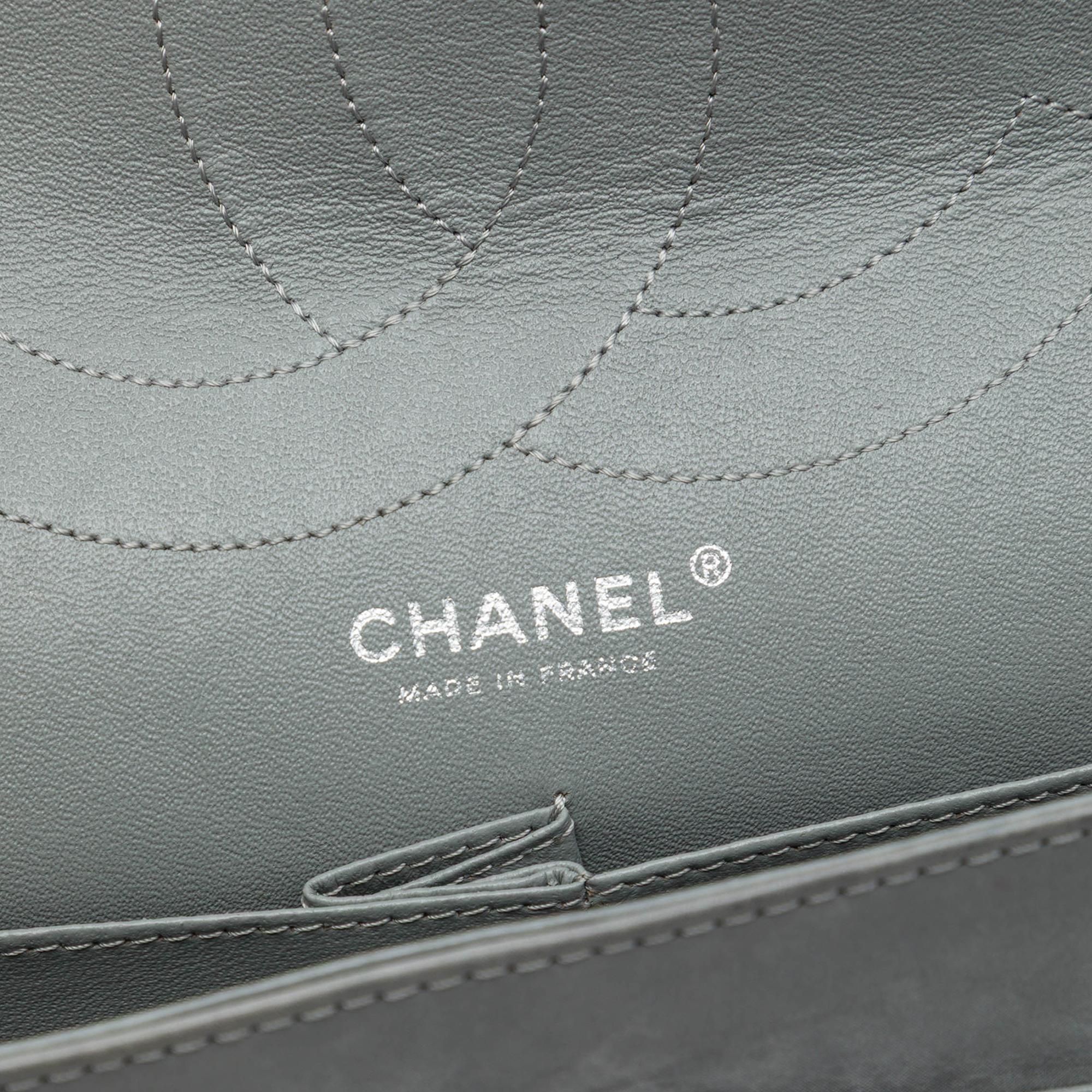Chanel Bicolor Caviar and Iridescent Calfskin Reissue 2.55 Double Flap 226