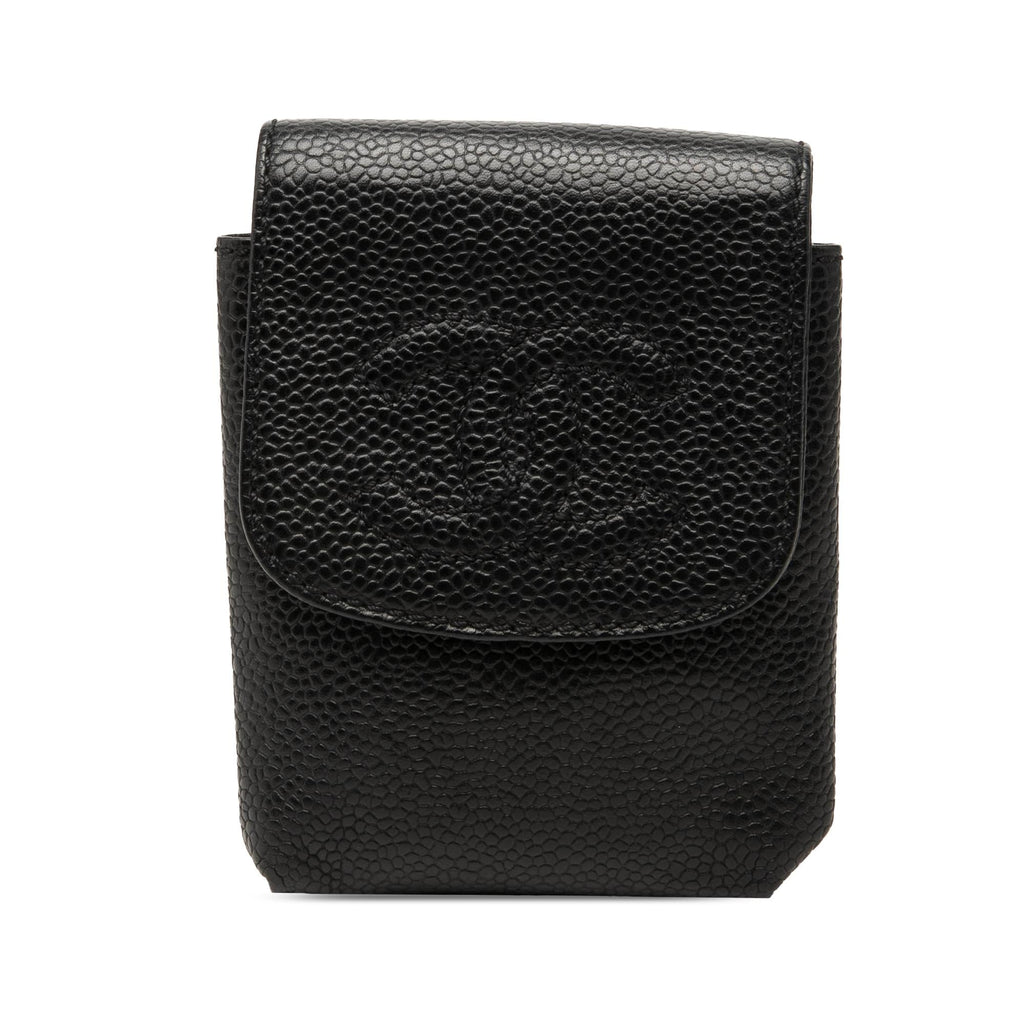 Chanel CC Caviar Cigarette Case