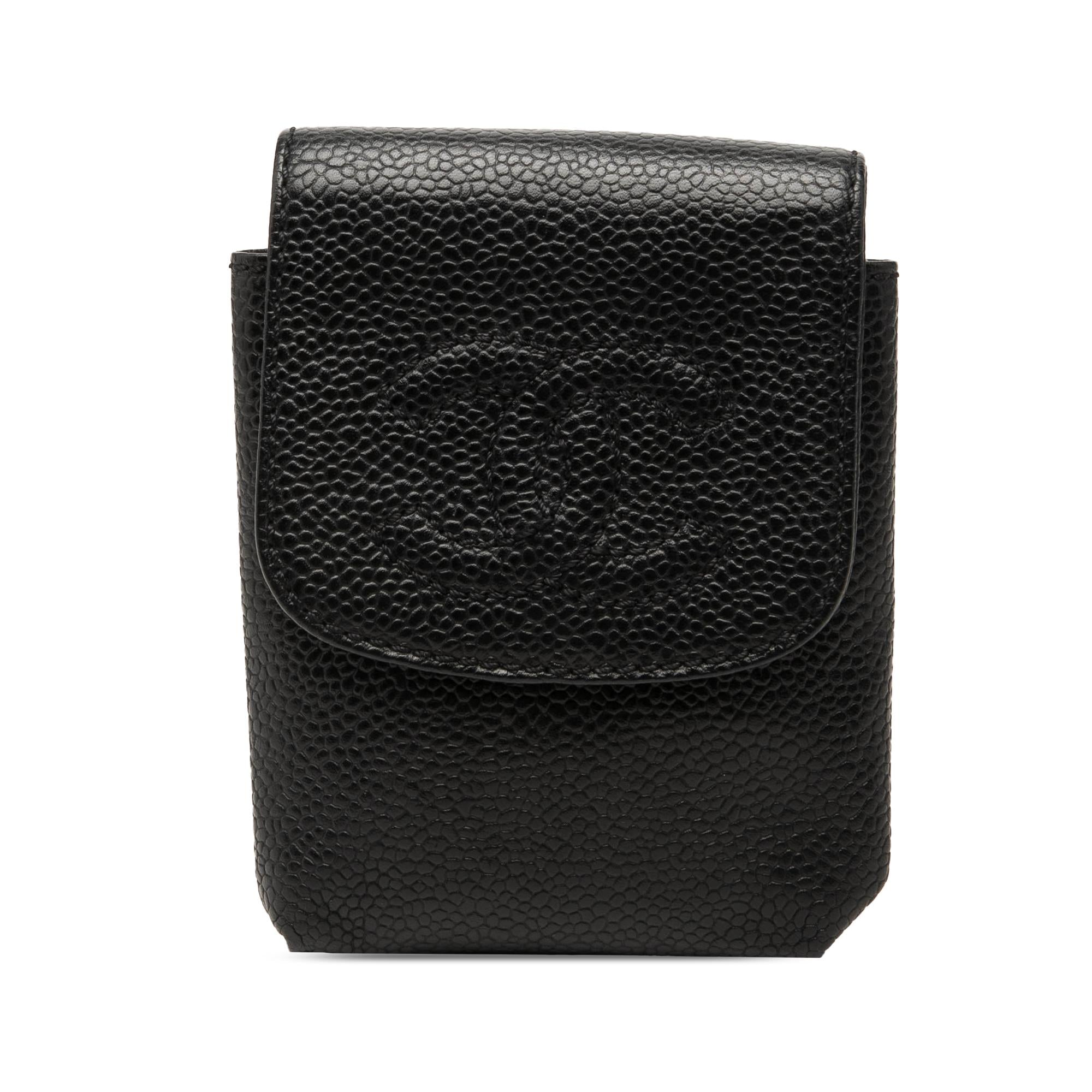 Chanel CC Caviar Cigarette Case