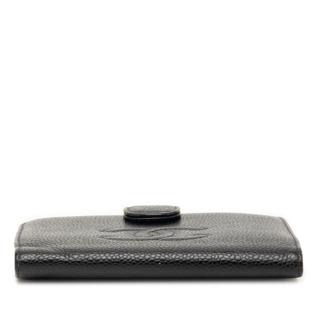 Chanel CC Caviar French Wallet