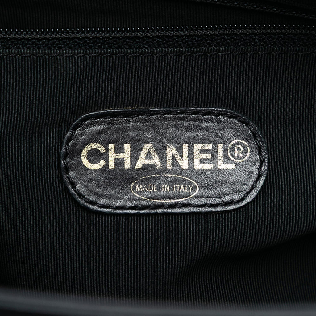 Chanel CC Caviar Tortoise Chain Tote