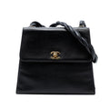 Chanel CC Caviar Twisted Strap Shoulder Bag