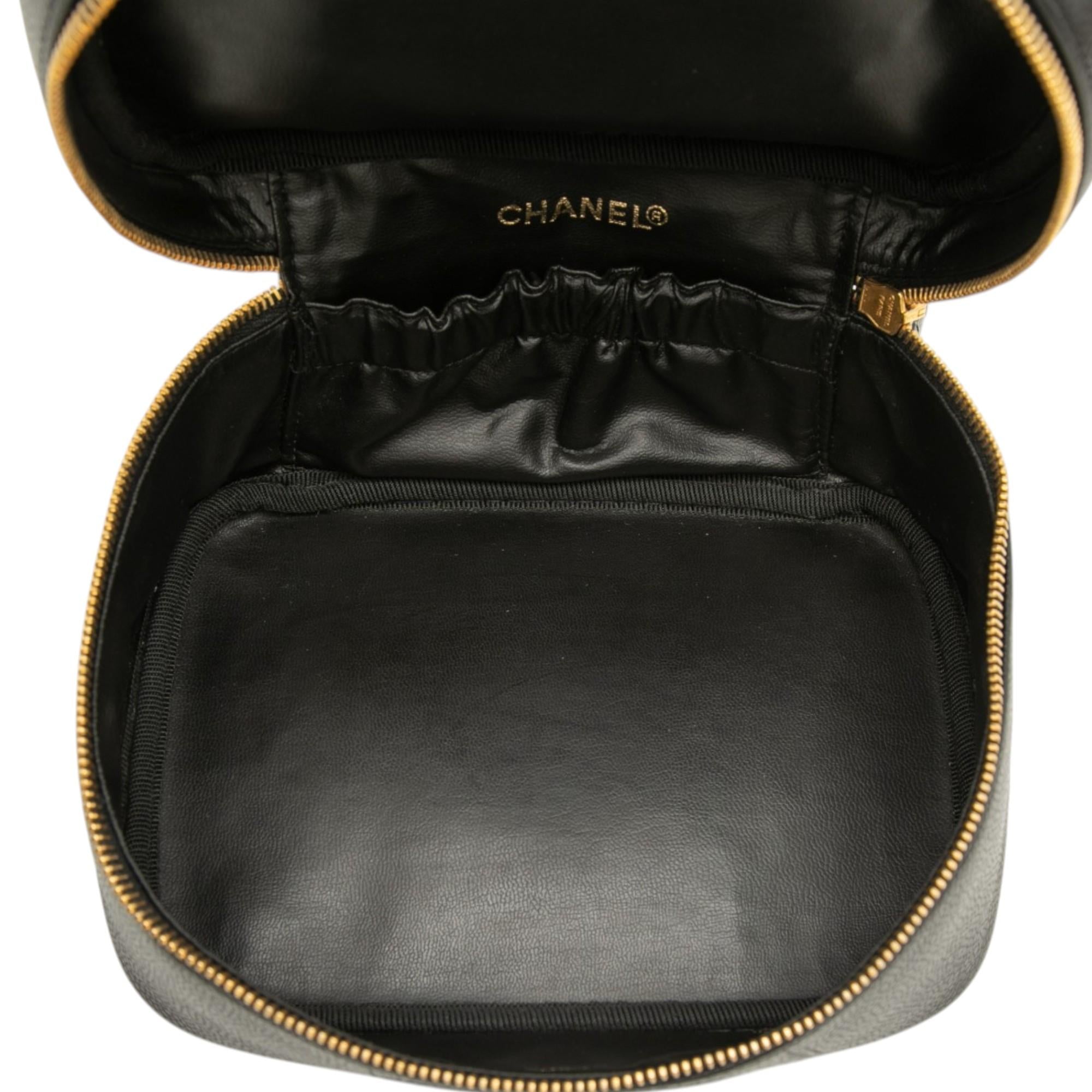 Chanel CC Caviar Vanity Case