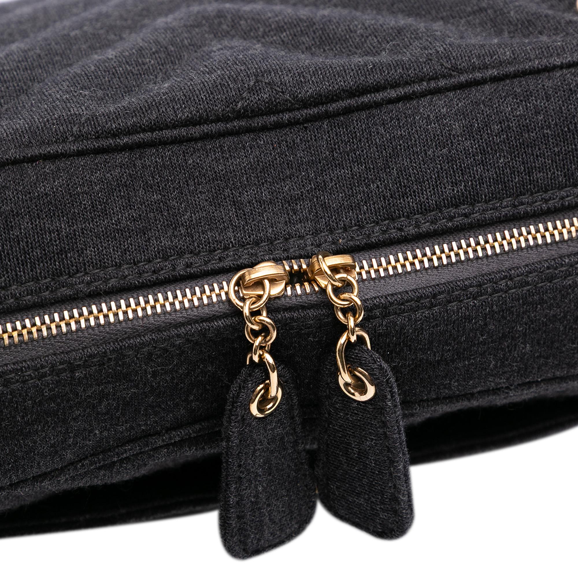 Chanel CC Chevron Jersey Camera Bag