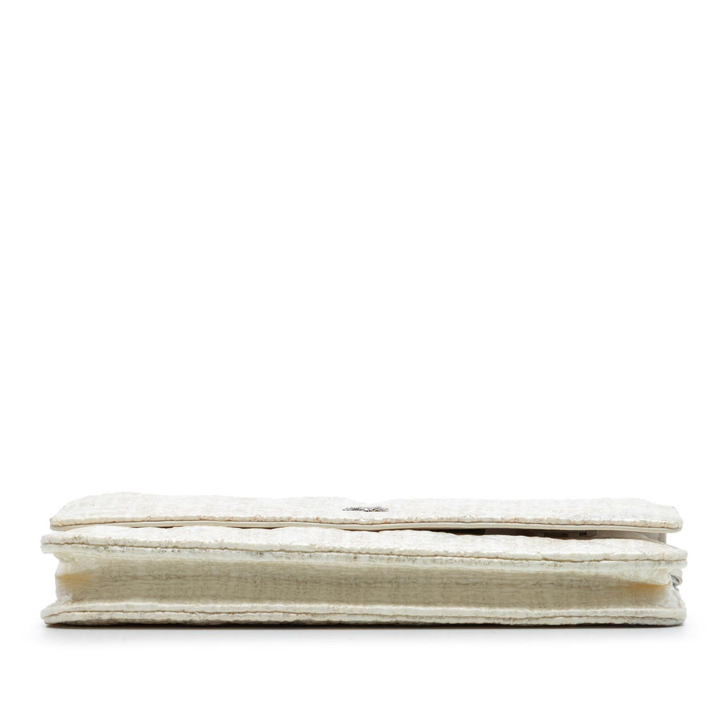 Chanel CC Coated Tweed Wallet On Chain