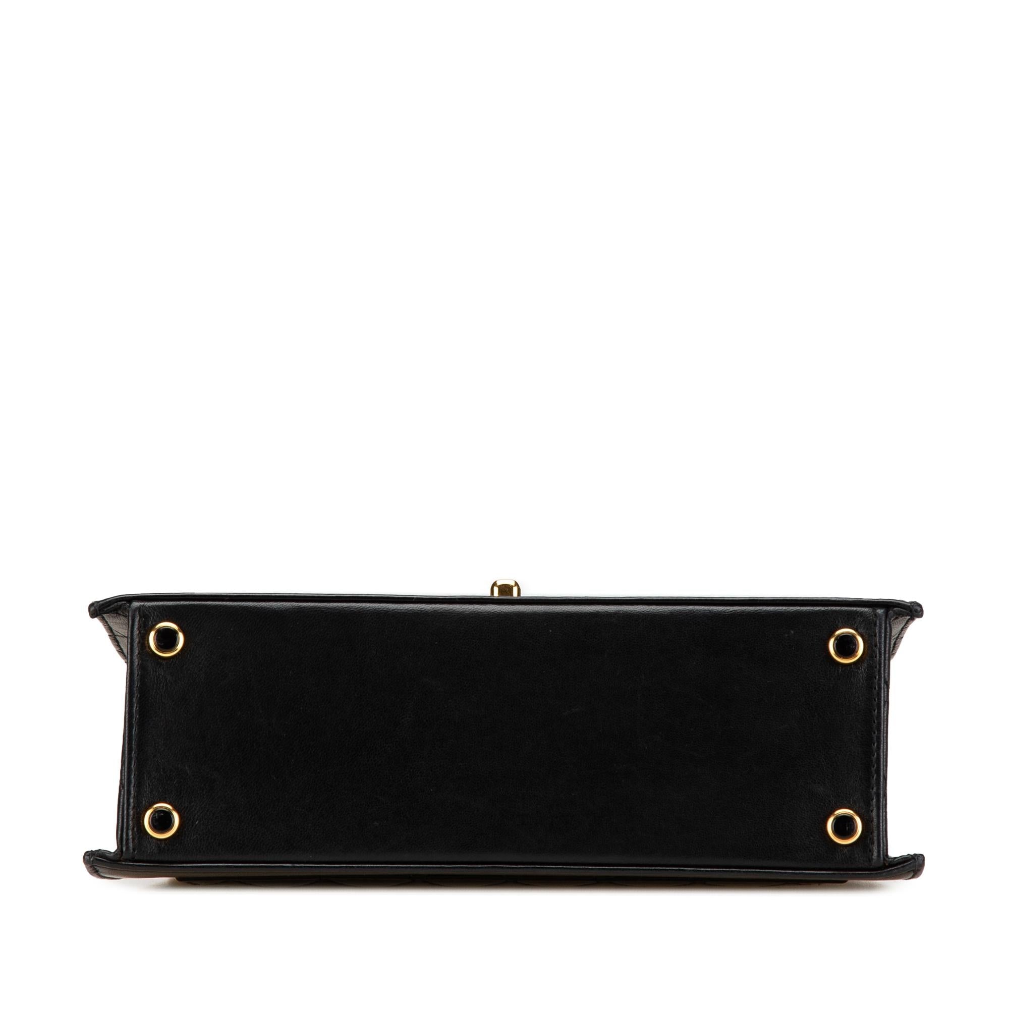 Chanel CC Lambskin Trapezoid Flap